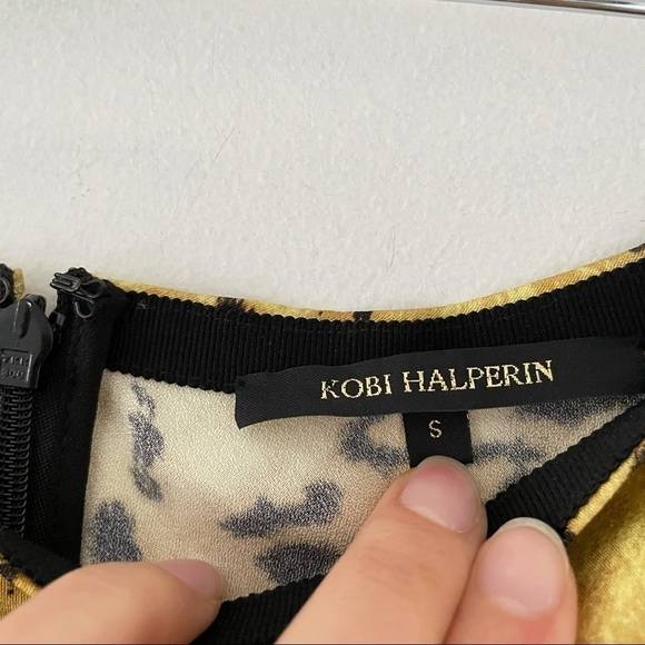 NEW Kobi Halperin Kathy Animal Print Midi Skirt - Picture 6 of 7